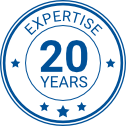 20 years of experience.